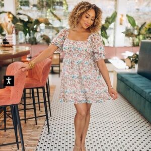 NEW Buddy Love Floral Puff Dress